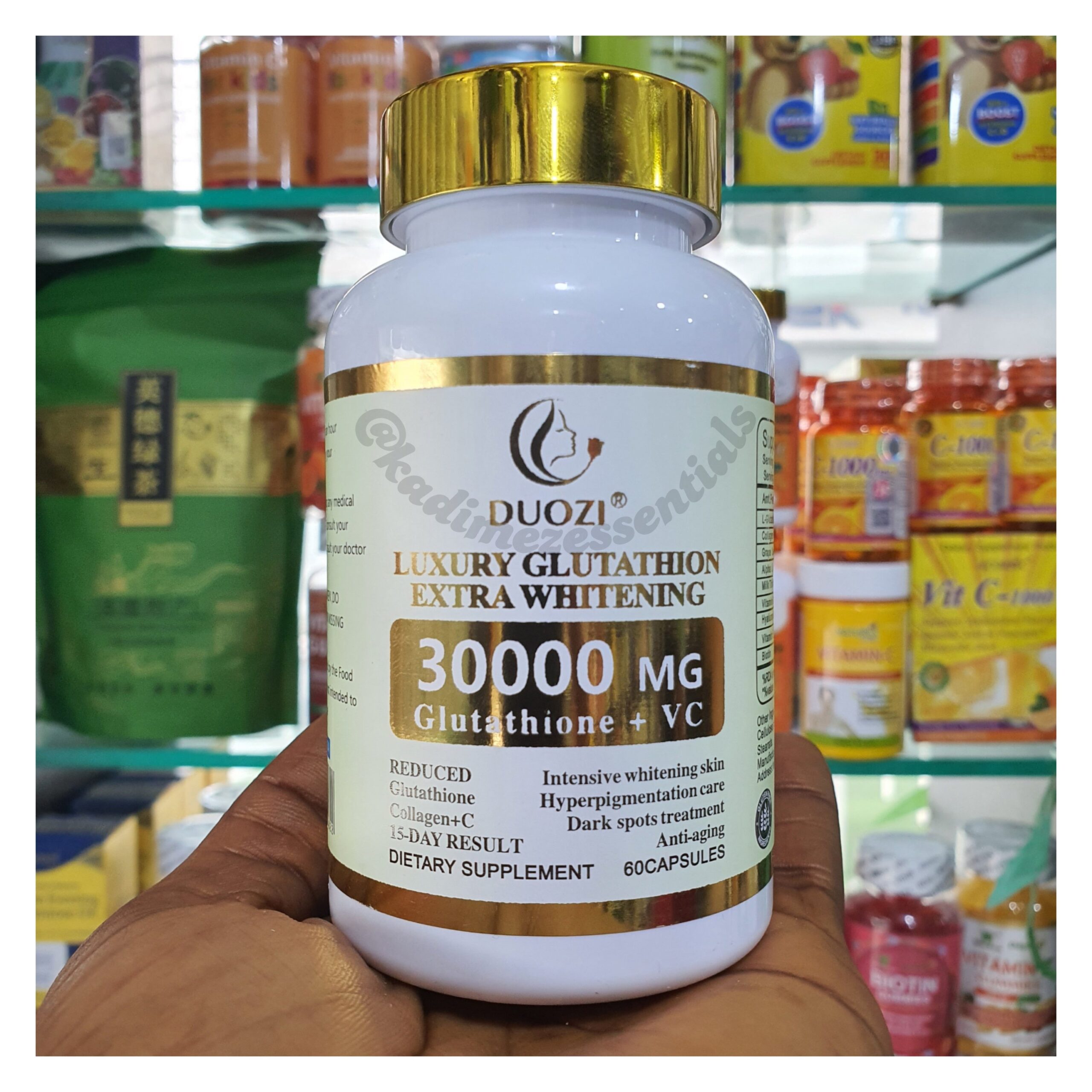 duozi luxury glutathione extra whitening Duozi Luxury Glutathione Extra Whitening Pills 30000mg